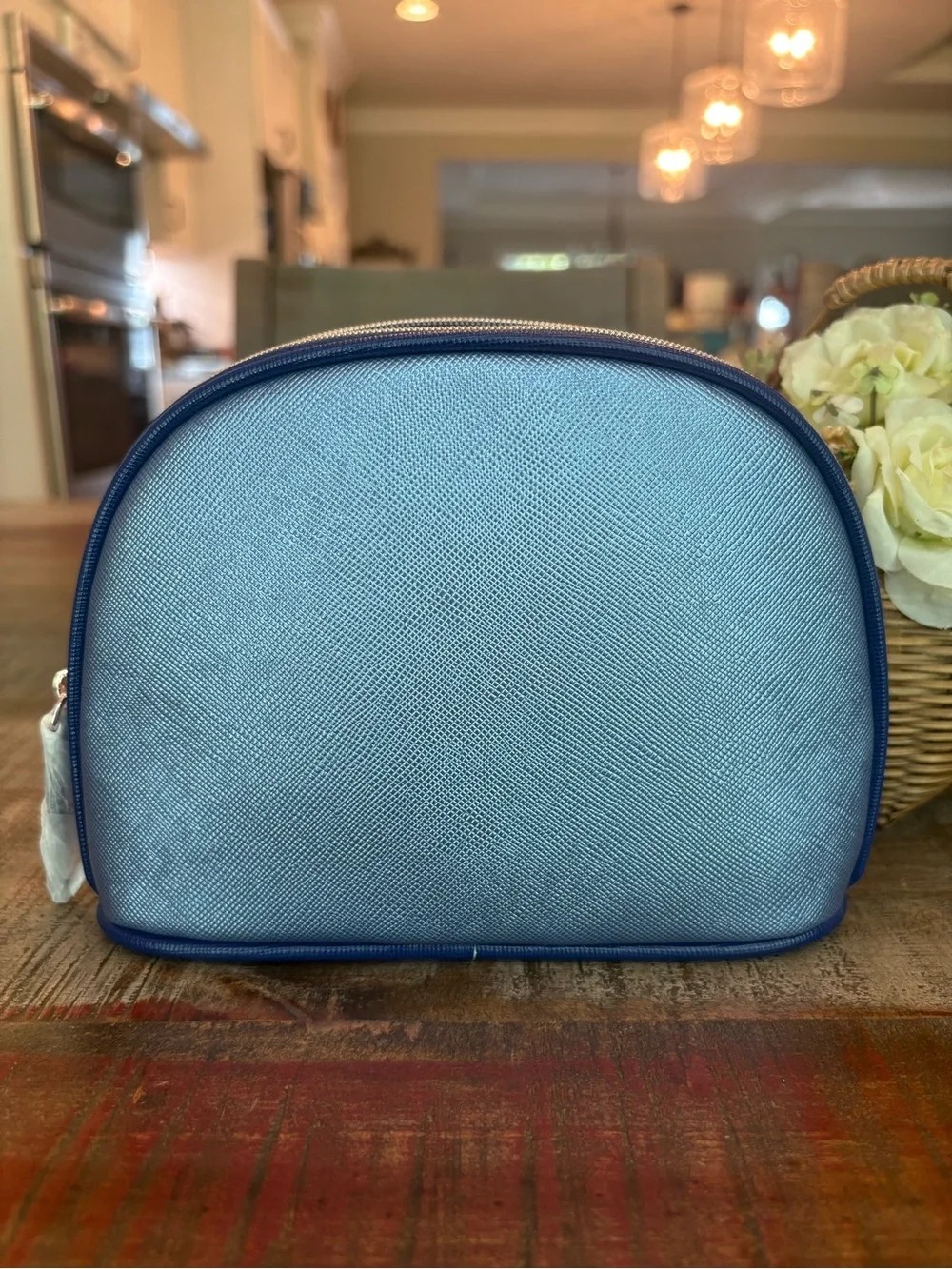 New LA MER Blue COSMETIC BAG + The Rejuvenating NIGHT CREAM Mini!